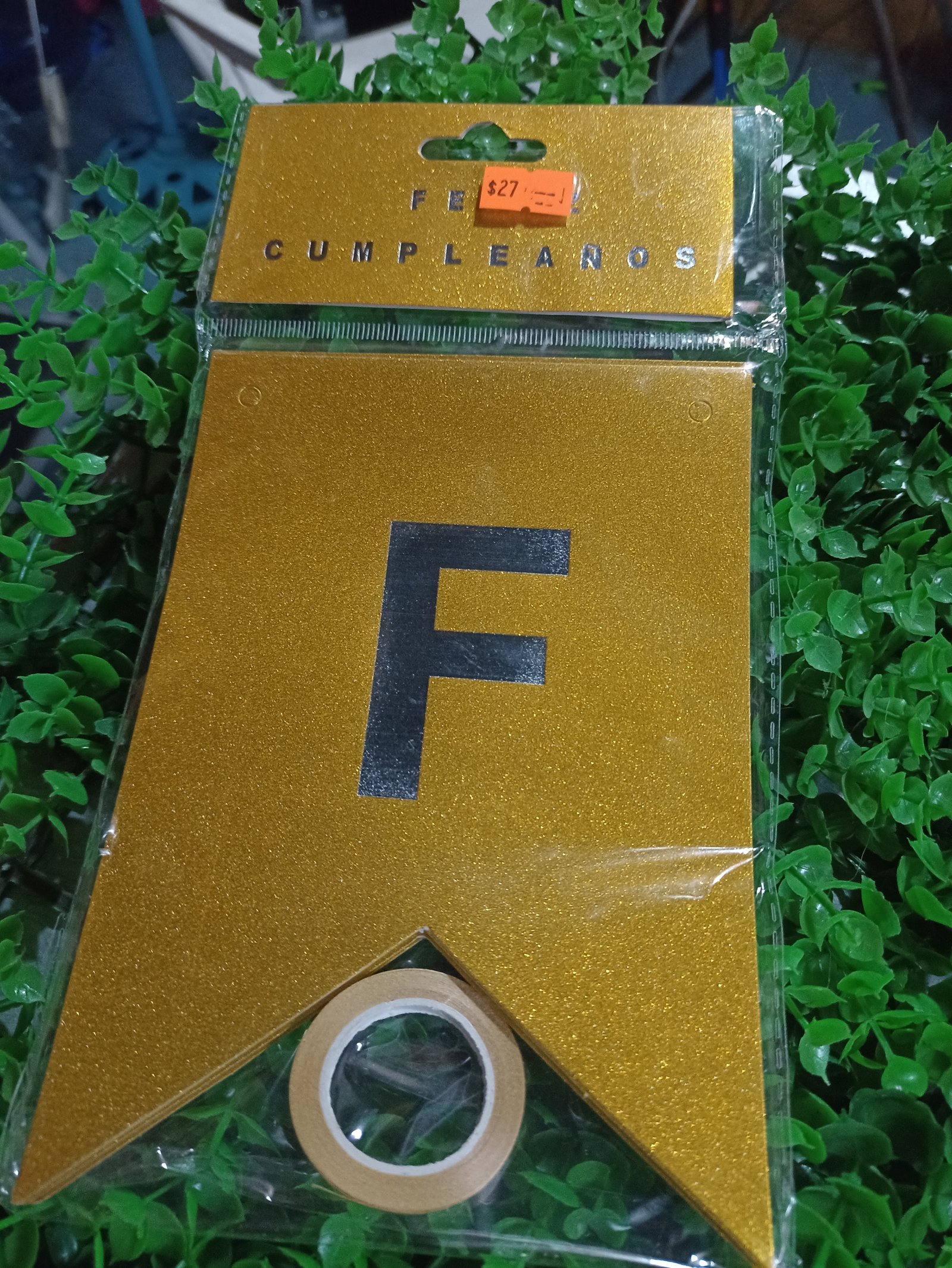 Letrero feliz cumpleaños