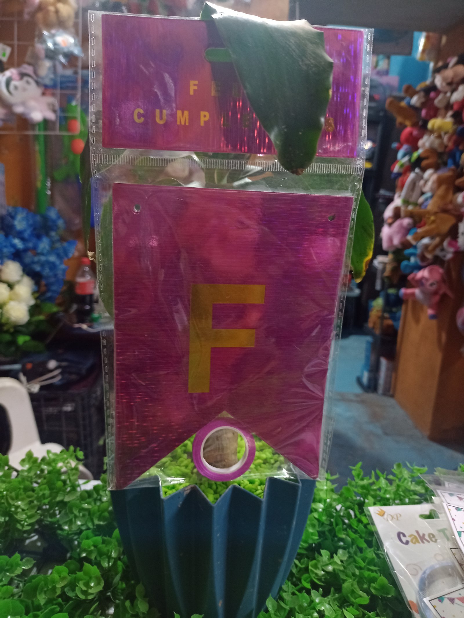 Letrero feliz cumpleaños