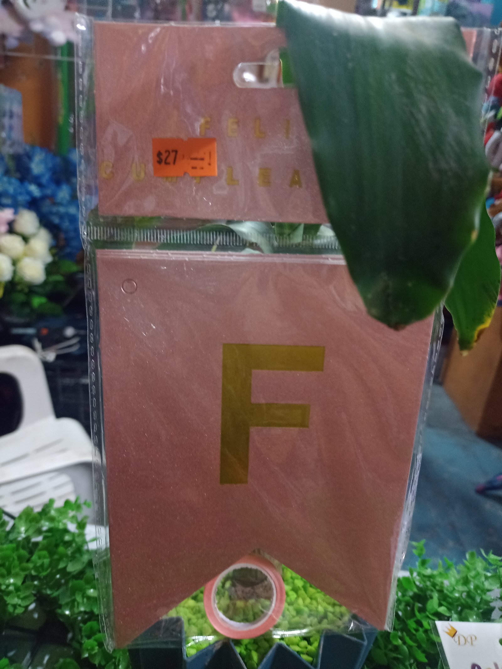 Letrero feliz cumpleaños