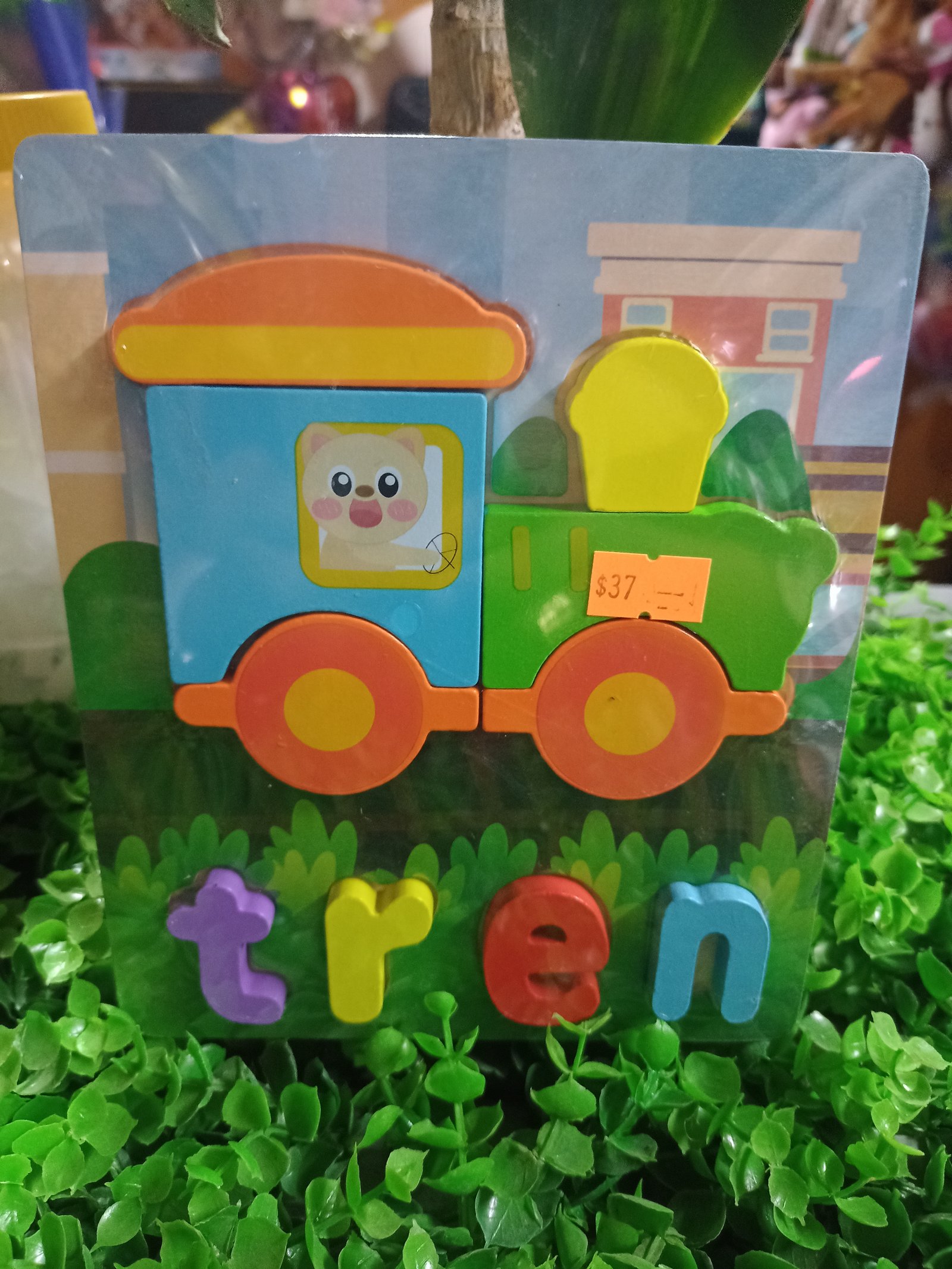 Juego educativo tren