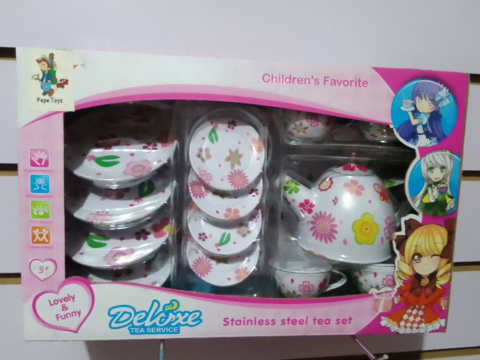 Juego de te acero inoxidable