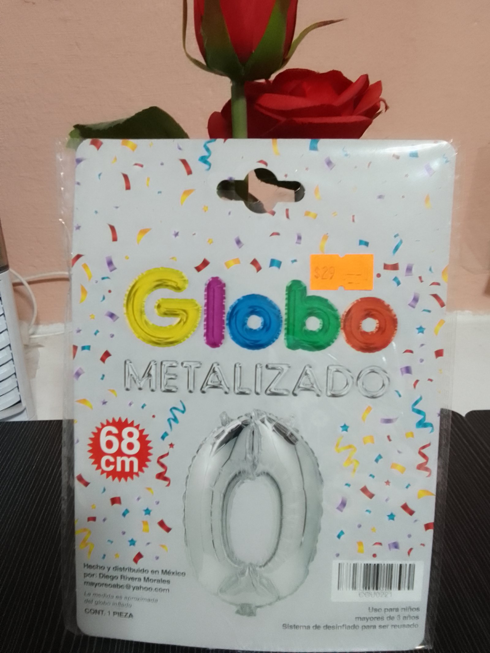 Globo metalizado