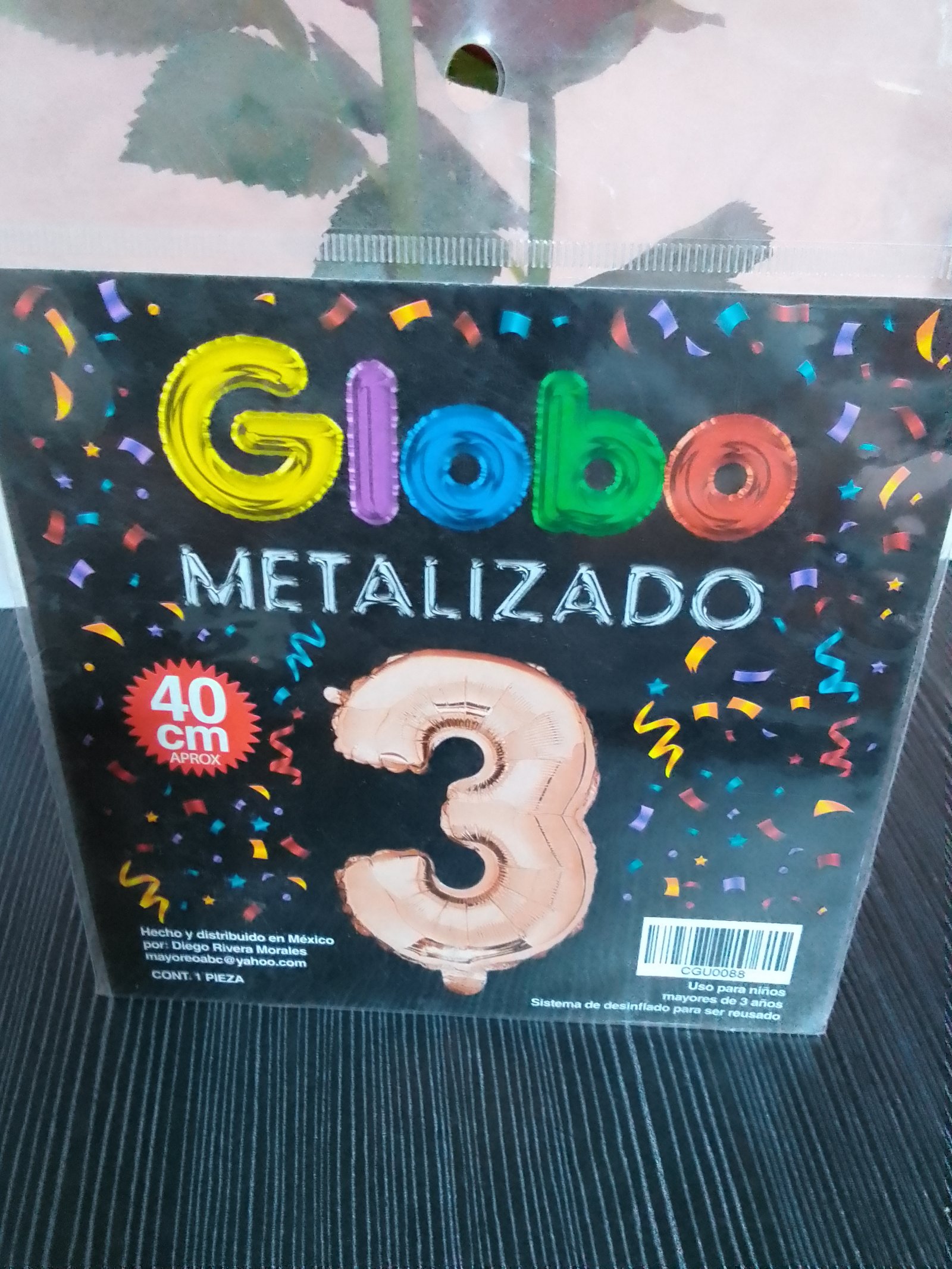 Globo metalizado
