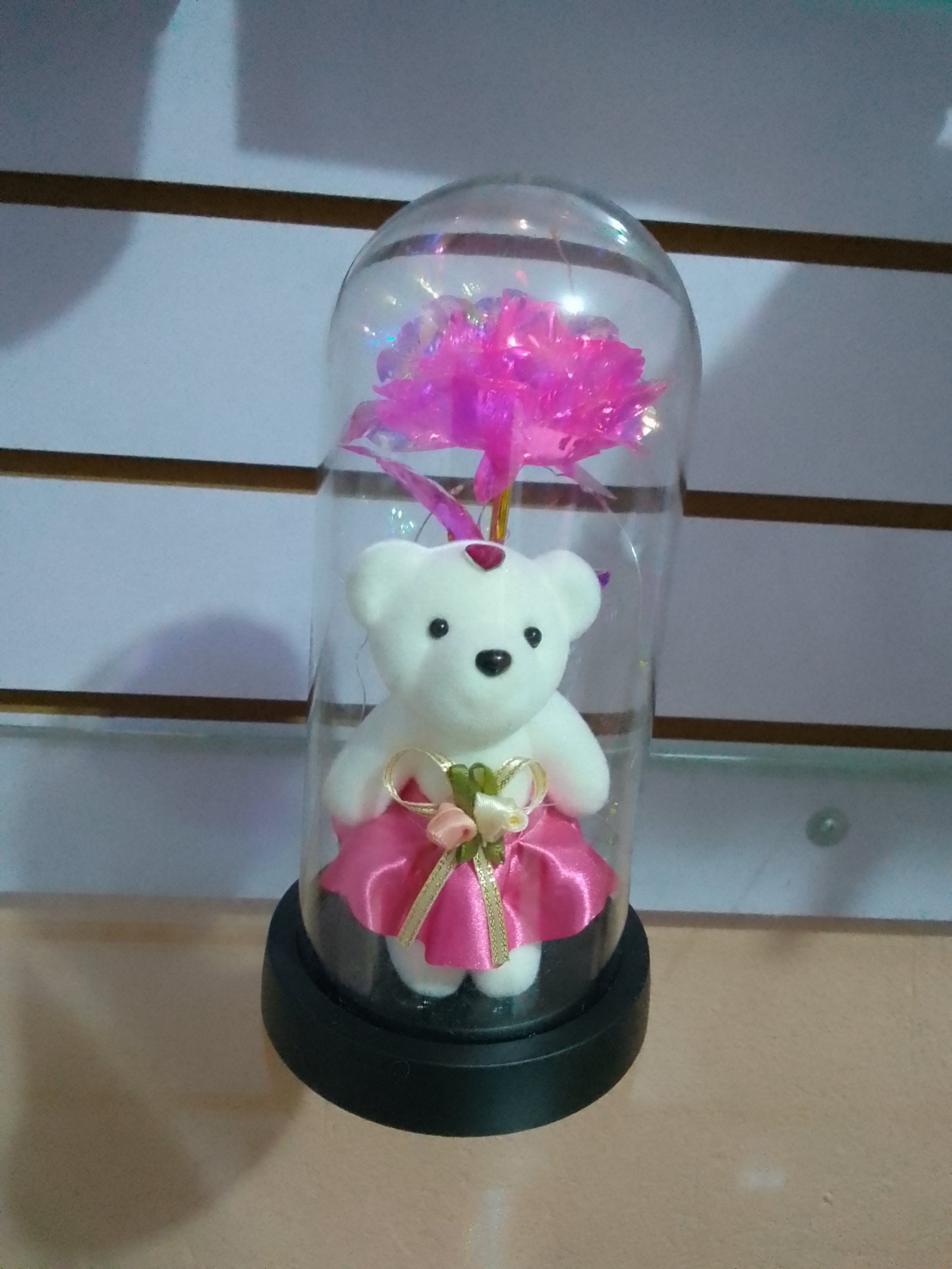 Rosa eterna encapsulada color rosa