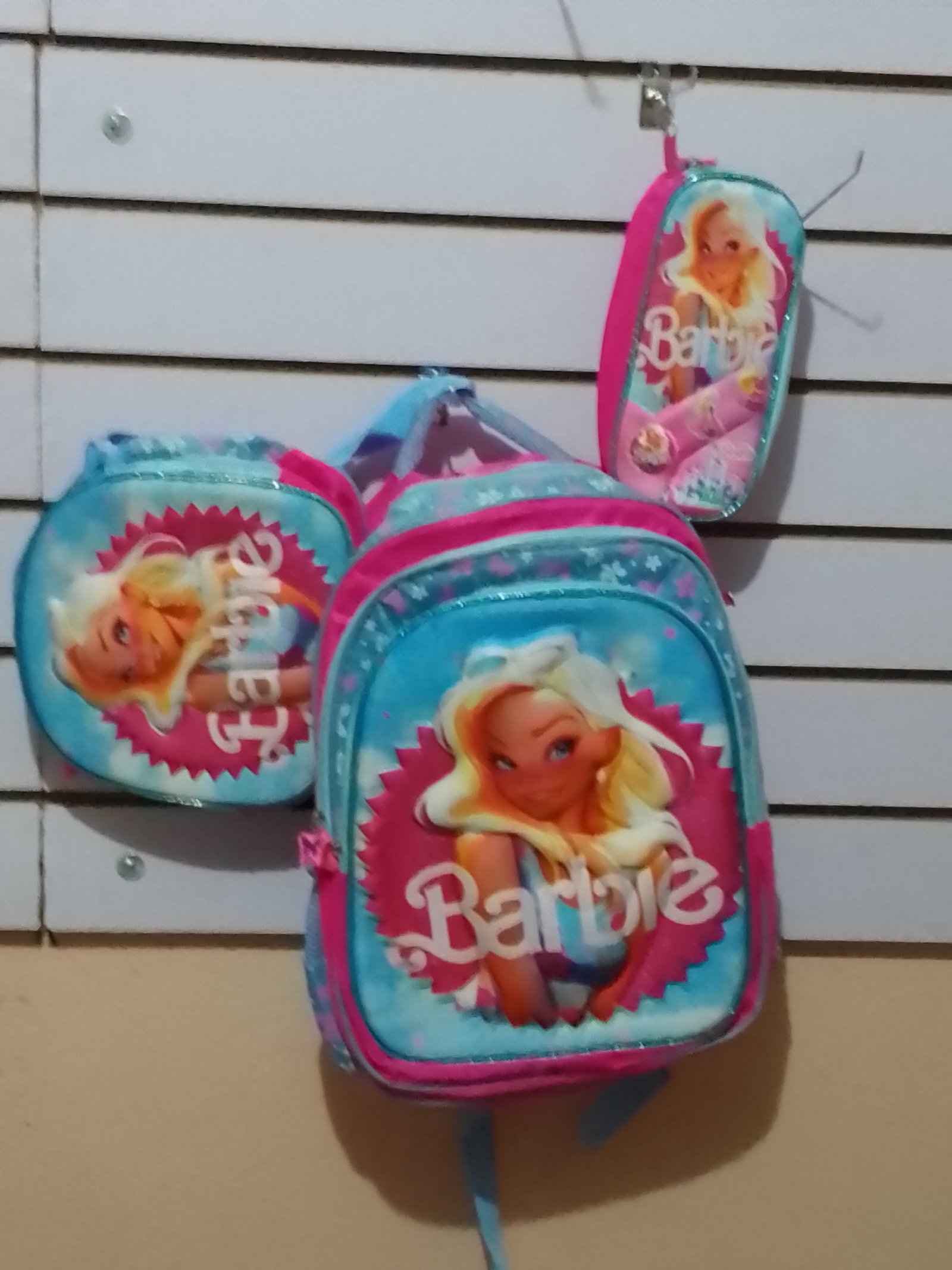 Mochila Barbie 3 piezas
