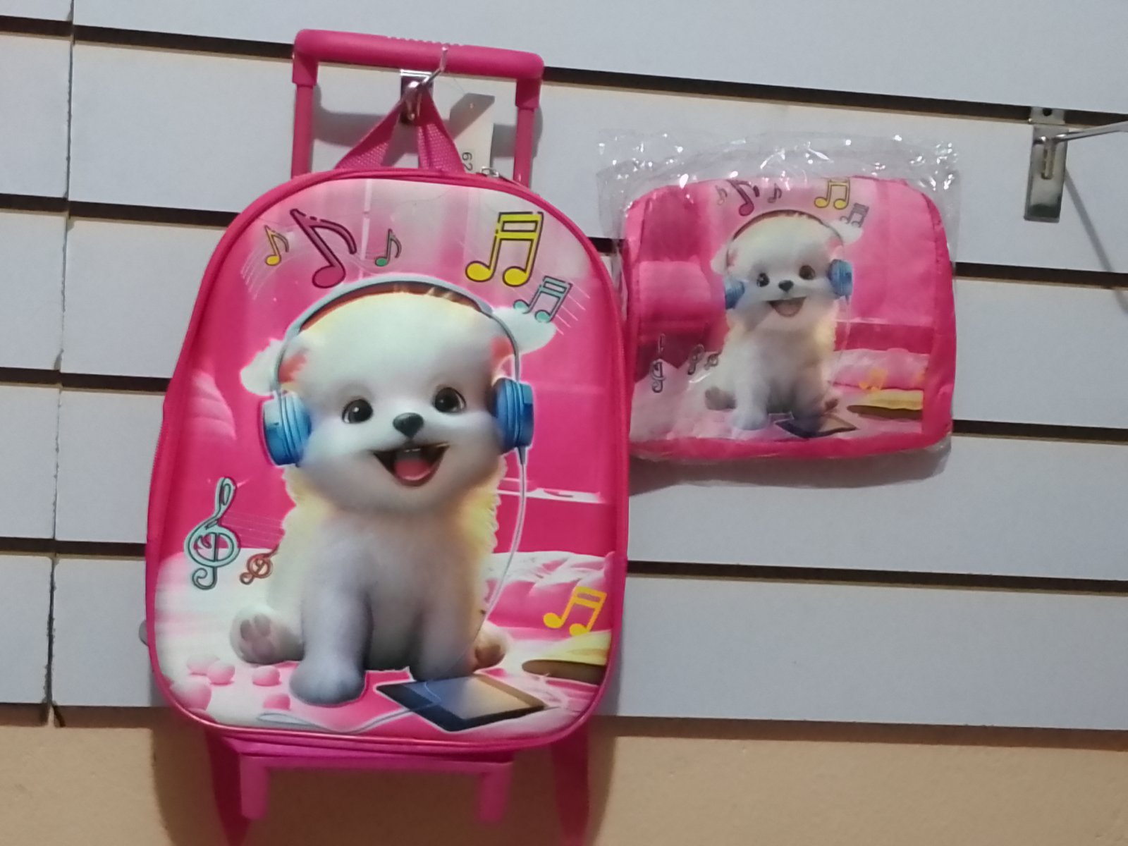 Mochila con llantas 3 piezas