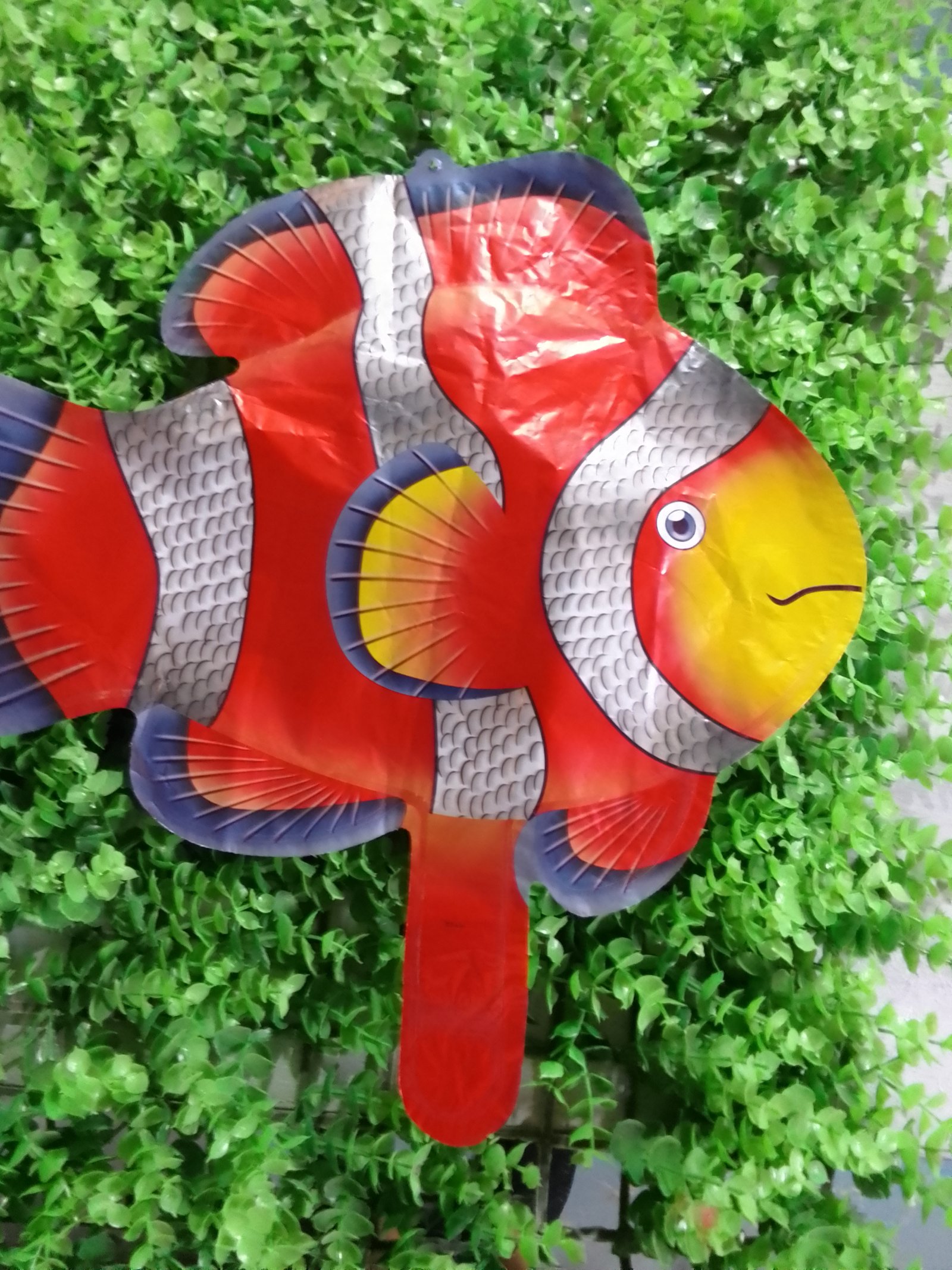 Globo figura. Pez rayado