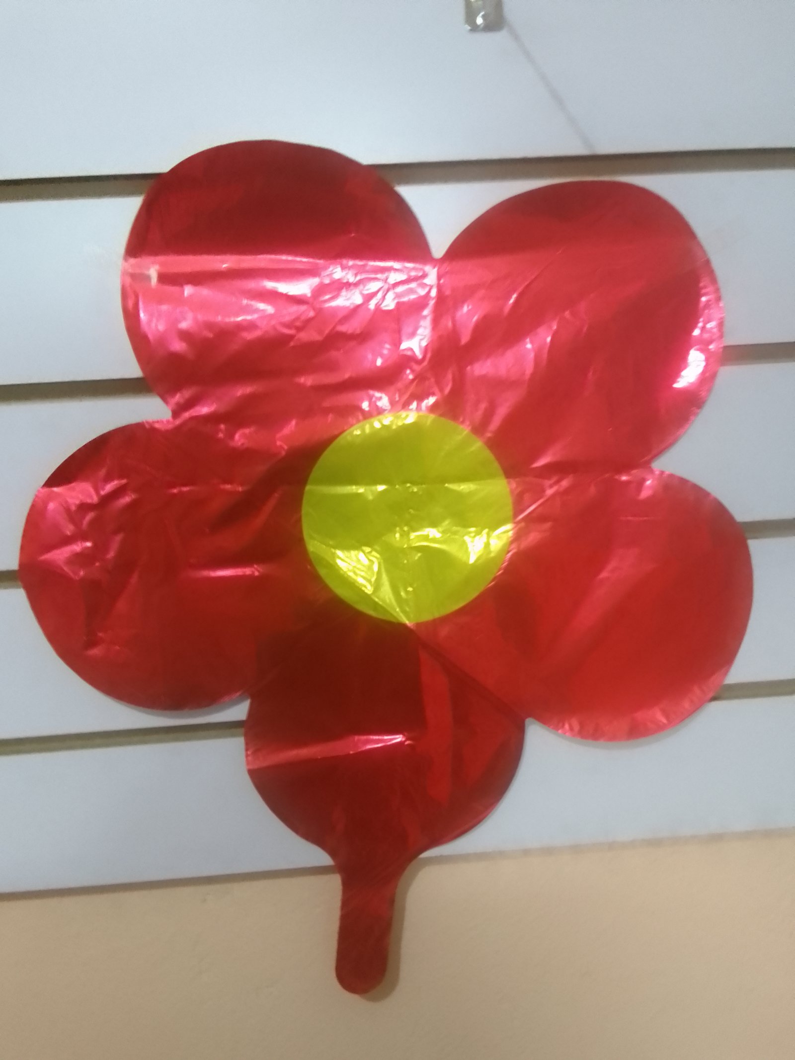 Globo metalizado rojo