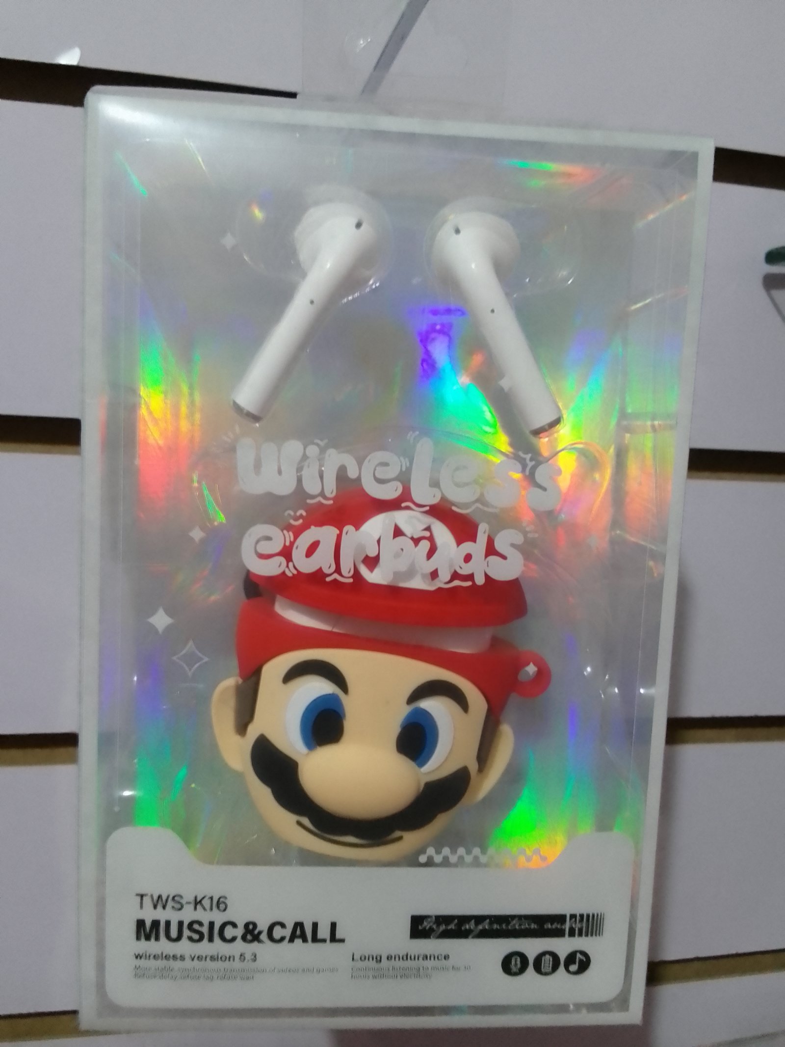 Audífonos Mario Bros
