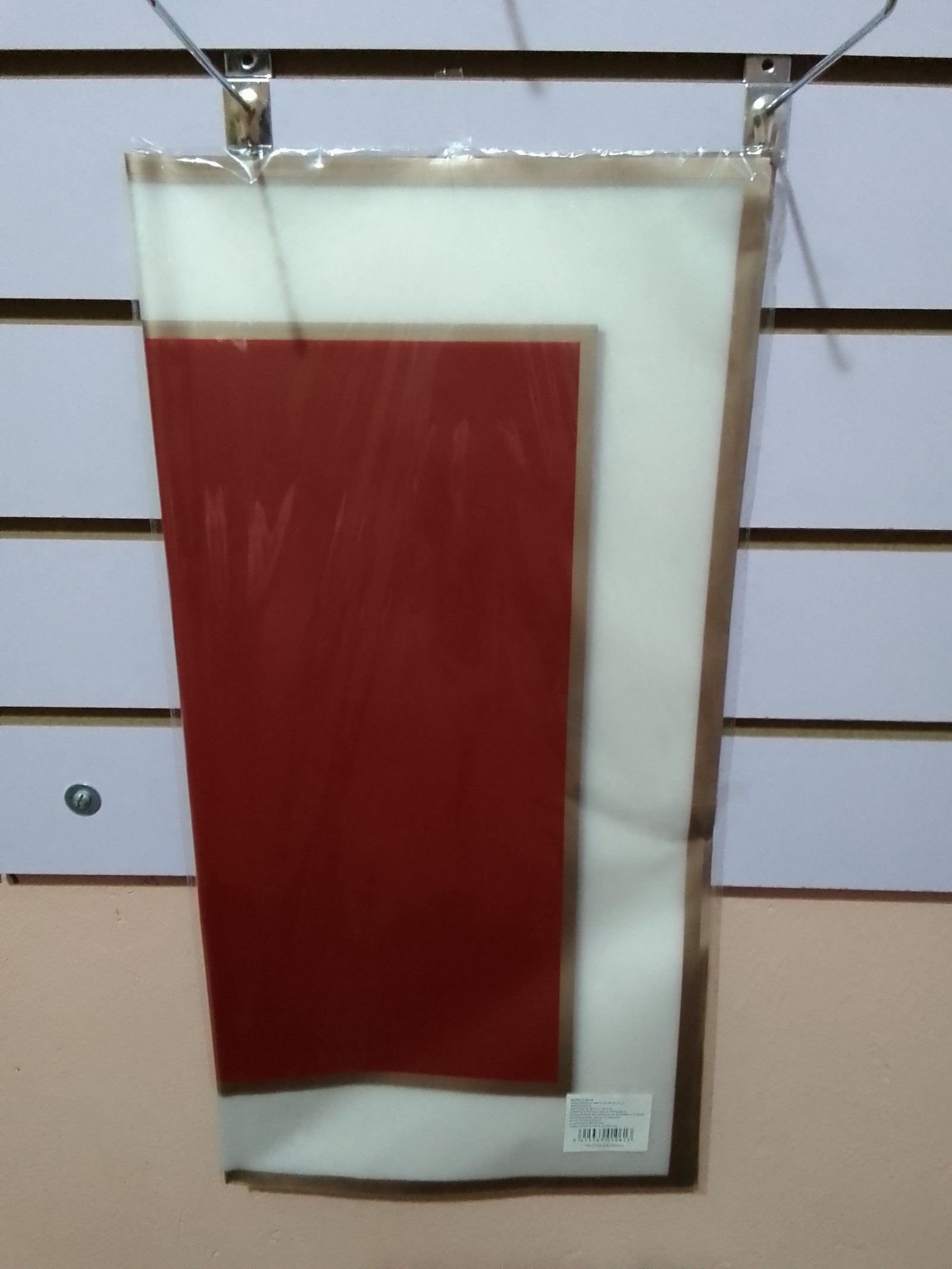 Papel coreano rojo paquete con 20 pliegos