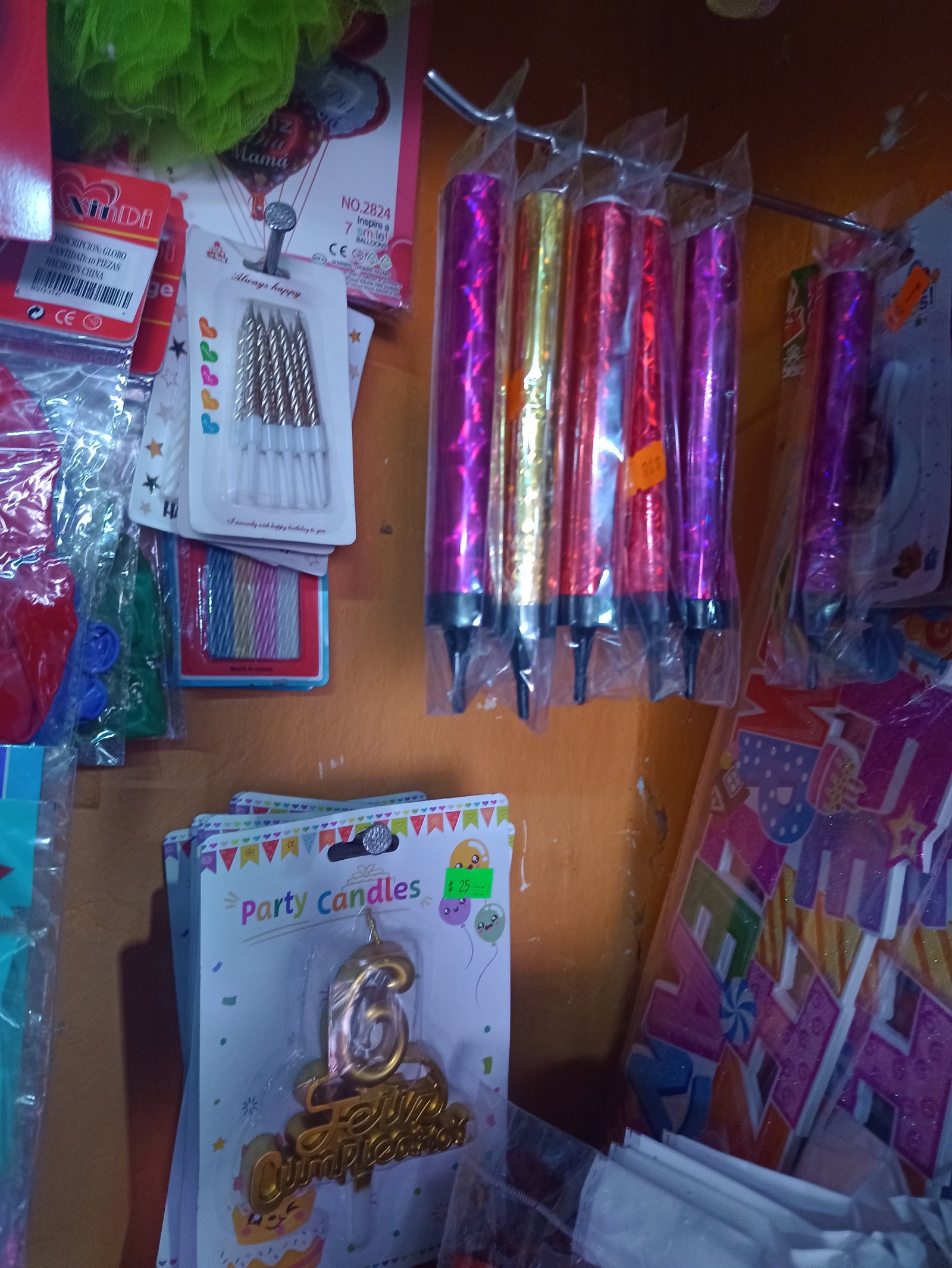 Velas para cumpleaños de chispa