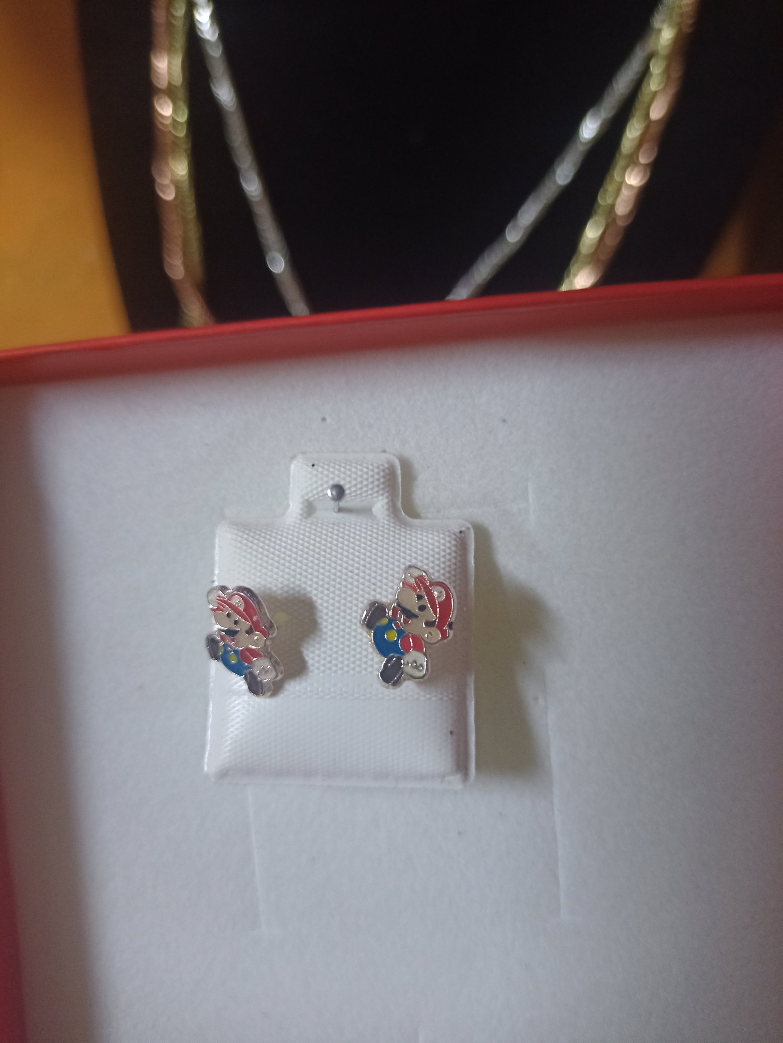 Broquel en plata Mario Bros