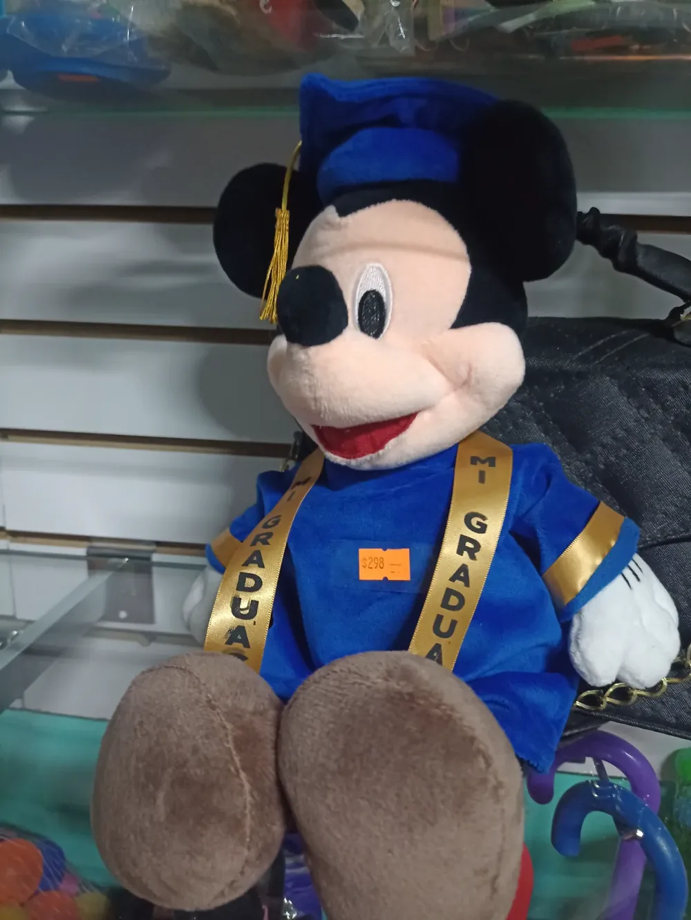 Peluche de graduación Micky